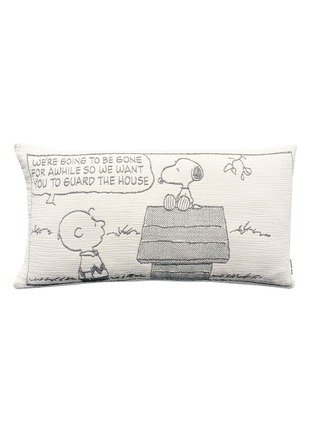 Main View - Click To Enlarge - MAISON DEUX - x Peanuts XL Guard the House Cushion Cover