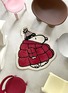 Detail View - Click To Enlarge - MAISON DEUX - x Peanuts Puffer Jacket Rug — Red/Pink