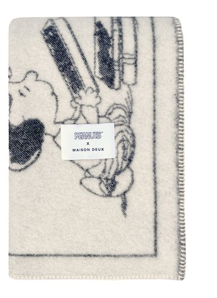 Main View - Click To Enlarge - MAISON DEUX - x Peanuts ZZZ Comic Blanket