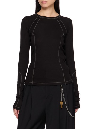 Main View - Click To Enlarge - HELMUT LANG - BMX Raglan Top