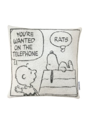 Main View - Click To Enlarge - MAISON DEUX - x Peanuts Busy Comic Cushion Cover — Set Of 2