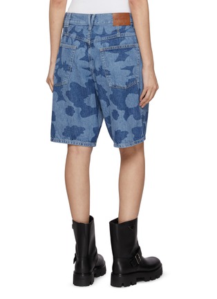Back View - Click To Enlarge - FREE PEOPLE - Montana Printed Denim Shorts