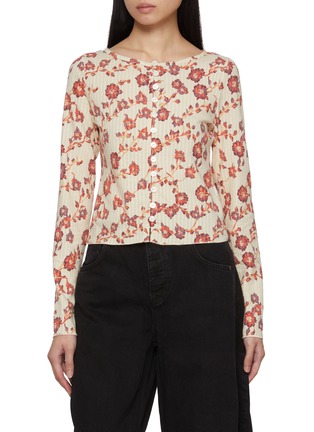 Main View - Click To Enlarge - FREE PEOPLE - Tilly Floral Print Long Sleeve Shirt