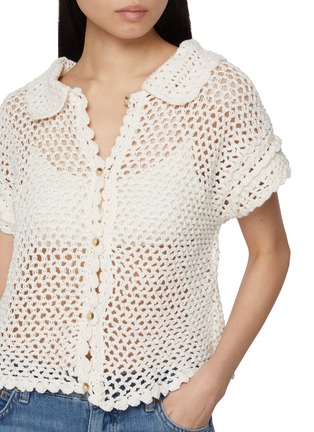  - FREE PEOPLE - Lily Crochet Cotton Top