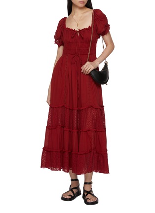 Figure View - Click To Enlarge - FREE PEOPLE - Falling Sun Midi Dress