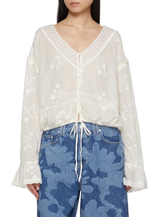 Main View - Click To Enlarge - FREE PEOPLE - Sweet Love Blouse