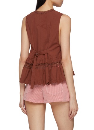 Back View - Click To Enlarge - FREE PEOPLE - Bali Vine Whispers Top
