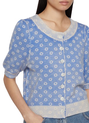  - FREE PEOPLE - Isla Patterned Wool Cashmere Cardigan