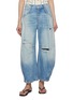 Main View - Click To Enlarge - FREE PEOPLE - Good Luck Barrel Light Wash Jeans