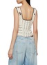 Back View - Click To Enlarge - FREE PEOPLE - Sleeveless Rose Bud Embroidered Knit Top