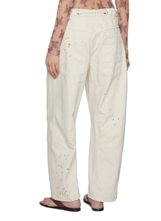 Back View - Click To Enlarge - FREE PEOPLE - Two Tone Lady Lux Embroidered Layered Top