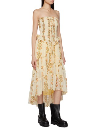 Detail View - Click To Enlarge - FREE PEOPLE - Alejandra Floral Print Midi Dress