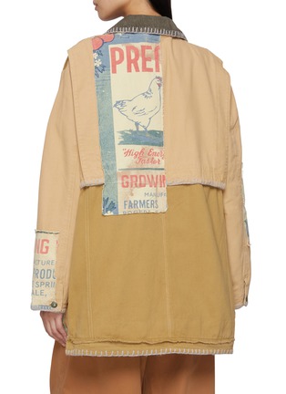 Back View - Click To Enlarge - FREE PEOPLE - Garden Tamer Patchwork Cotton Jacket