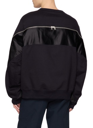 Back View - Click To Enlarge - DRIES VAN NOTEN - Zip Detail Sweatshirt