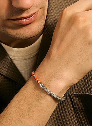  - JOHN HARDY - Heishi Shell Enamel Bracelet — Size UL