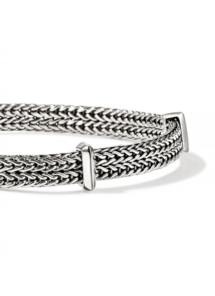 Detail View - Click To Enlarge - JOHN HARDY - Icon Link Sterling Silver Flat Chain Bracelet — Size UL