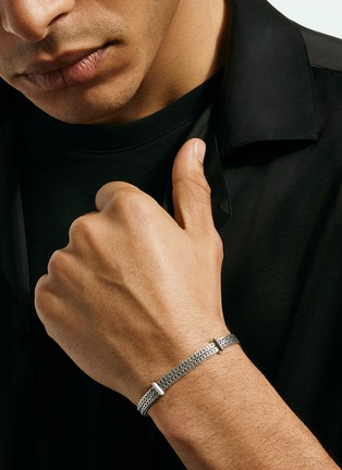  - JOHN HARDY - Icon Link Sterling Silver Flat Chain Bracelet — Size UL