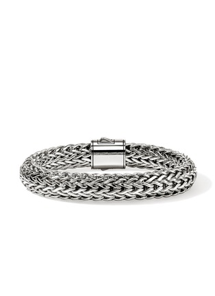 Detail View - Click To Enlarge - JOHN HARDY - Icon Sterling Silver Diamond Large Bracelet — Size US