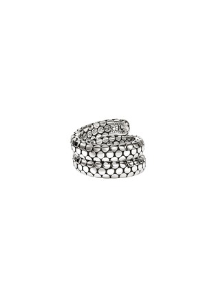 Detail View - Click To Enlarge - JOHN HARDY - Dot Sterling Silver Double Coil Ring — Size 7