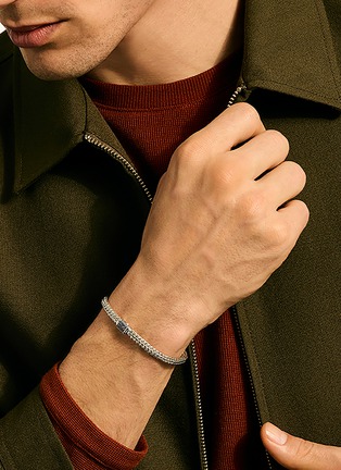  - JOHN HARDY - Icon Sterling Silver Sapphire Extra Small Bracelet — Size US