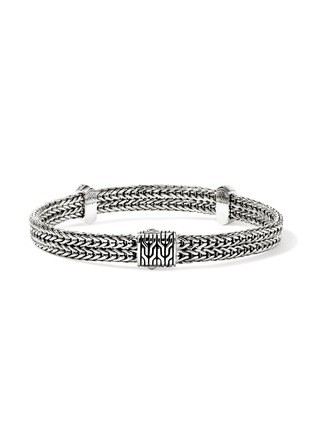 Main View - Click To Enlarge - JOHN HARDY - Icon Link Diamond Flat Chain Bracelet — Size UL