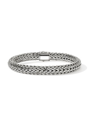 Detail View - Click To Enlarge - JOHN HARDY - Icon Sterling Silver Sapphire Medium Bracelet — Size UM