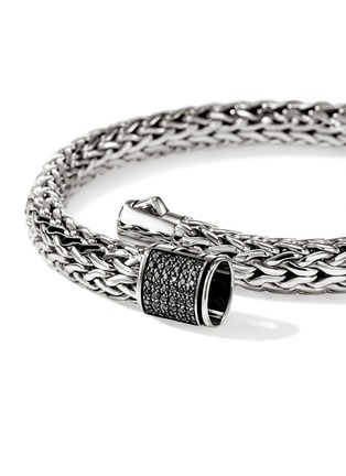 Detail View - Click To Enlarge - JOHN HARDY - Icon Sterling Silver Sapphire Medium Bracelet — Size UM
