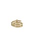 Detail View - Click To Enlarge - JOHN HARDY - Spear 18K Gold Diamond Double Coil Ring — Size 7