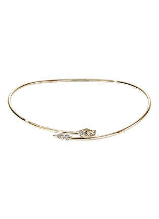 Main View - Click To Enlarge - JOHN HARDY - Naga 14K Gold Diamond Choker Necklace — Size 16"