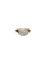 Main View - Click To Enlarge - JOHN HARDY - Pebble 14K Gold Diamond Ring — Size 6