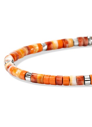 Detail View - Click To Enlarge - JOHN HARDY - Heishi Shell Enamel Bracelet — Size UL