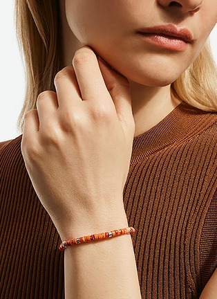  - JOHN HARDY - Heishi Shell Enamel Bracelet — Size UL