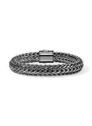 Detail View - Click To Enlarge - JOHN HARDY - Icon Sterling Silver Black Rhodium Bracelet — Size UL