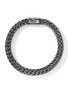  - JOHN HARDY - Icon Sterling Silver Black Rhodium Bracelet — Size UL