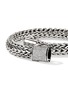  - JOHN HARDY - Icon Sterling Silver Diamond Large Bracelet — Size UL