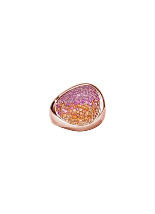 Main View - Click To Enlarge - JOHN HARDY - Pebble 18K Rose Gold Sapphire Ring — Size 7