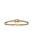 Detail View - Click To Enlarge - JOHN HARDY - Love Knot 14K Gold Diamond Pavé Chain Double Row Bracelet — Size UM
