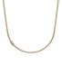 Detail View - Click To Enlarge - JOHN HARDY - Love Knot 14K Gold Diamond Pavé Double Chain Necklace — Size 18-20