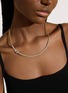  - JOHN HARDY - Love Knot 14K Gold Diamond Pavé Double Chain Necklace — Size 18-20