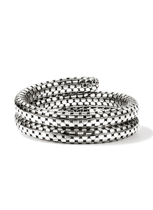 Detail View - Click To Enlarge - JOHN HARDY - Dot Sterling Silver Coil Bracelet — Size S
