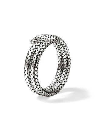 Detail View - Click To Enlarge - JOHN HARDY - Dot Sterling Silver Coil Bracelet — Size S