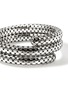  - JOHN HARDY - Dot Sterling Silver Coil Bracelet — Size S