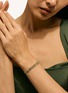  - JOHN HARDY - Icon Link 14K Gold Diamond Flat Chain Bracelet — Size US