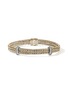 Main View - Click To Enlarge - JOHN HARDY - Icon Link 14K Gold Diamond Flat Chain Bracelet — Size US