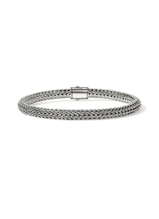 Detail View - Click To Enlarge - JOHN HARDY - Icon Sterling Silver Diamond Extra Small Bracelet — Size US