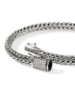 Detail View - Click To Enlarge - JOHN HARDY - Icon Sterling Silver Diamond Extra Small Bracelet — Size US