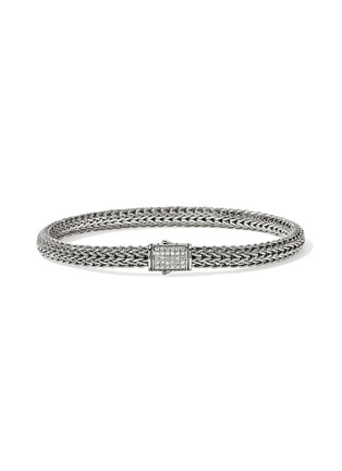 Main View - Click To Enlarge - JOHN HARDY - Icon Sterling Silver Diamond Extra Small Bracelet — Size US