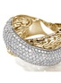 Detail View - Click To Enlarge - JOHN HARDY - JH Essentials 18K White Gold Diamond Crossover Ring — Size 8