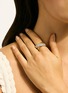  - JOHN HARDY - JH Essentials 18K White Gold Diamond Crossover Ring — Size 8