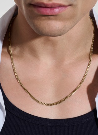 Detail View - Click To Enlarge - JOHN HARDY - Curb Chain 14K Gold Necklace — Size 24"